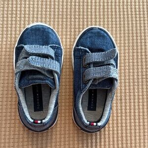 Tommy Hilfiger Kids Denim Blue Sneakers